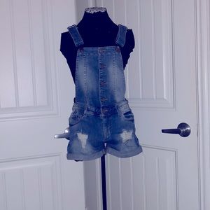 Overall shorts xs